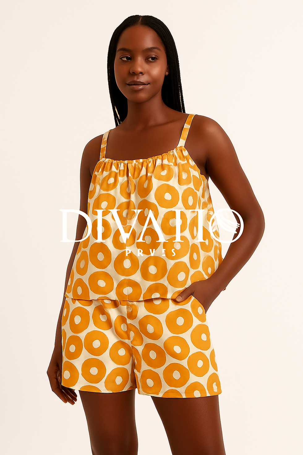 Thumbnail: Sisi Strappy Adire Top & Shorts Play Sets