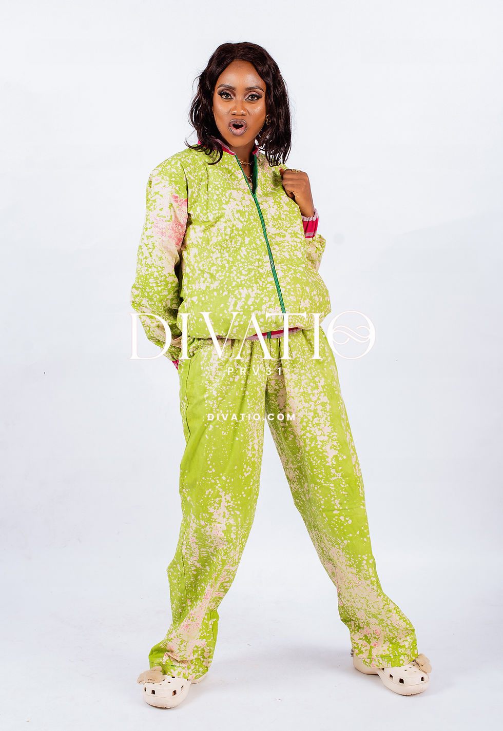 Thumbnail: Rere II Aso Oke Adire Joggers Set