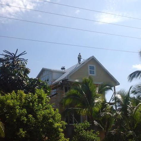 Seaglass: Metal Roof Going On!