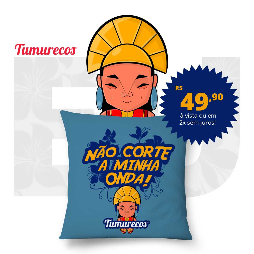 Design de criação para oferta de produto em rede social da Tumurecos feita pelo designer gráfico Fred Sposito