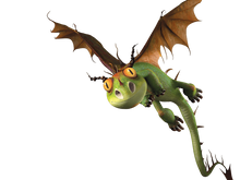 Dragon, the flying lizard!