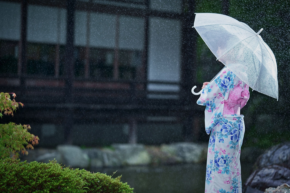 雨の日に浴衣ポートレート撮影するの 雨の日に浴衣ポートレート撮影するの