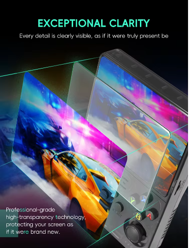 Thumbnail: Shield Guard Tempered Glass Screen Protector for Handheld Game Console