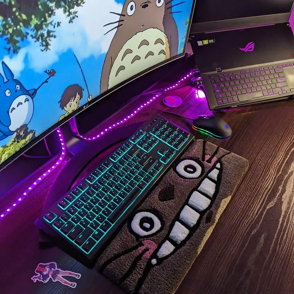 Küçük resim: TOTORO Tufien Klavye Destek Halısı
