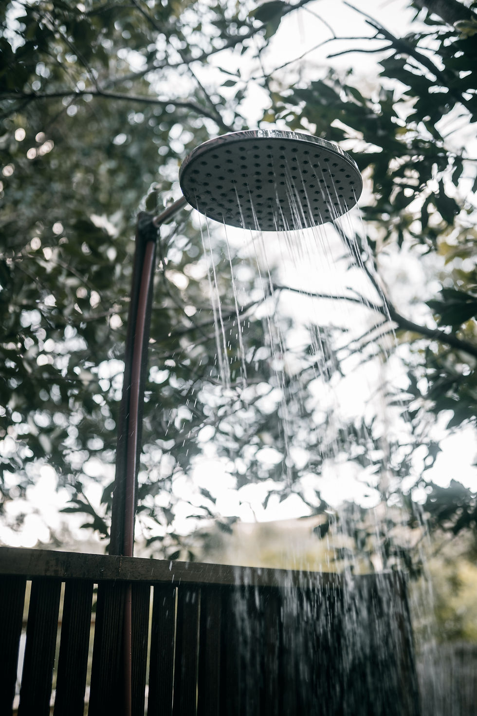 Outside shower