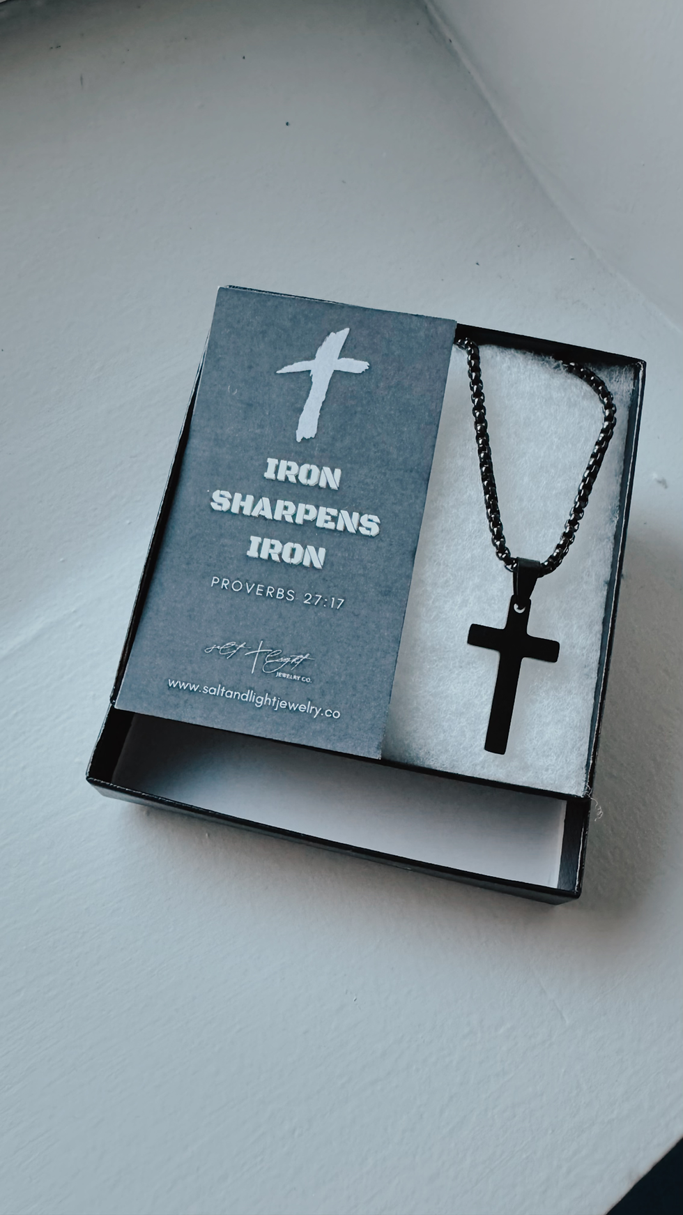 Thumbnail: cross necklace in gift box