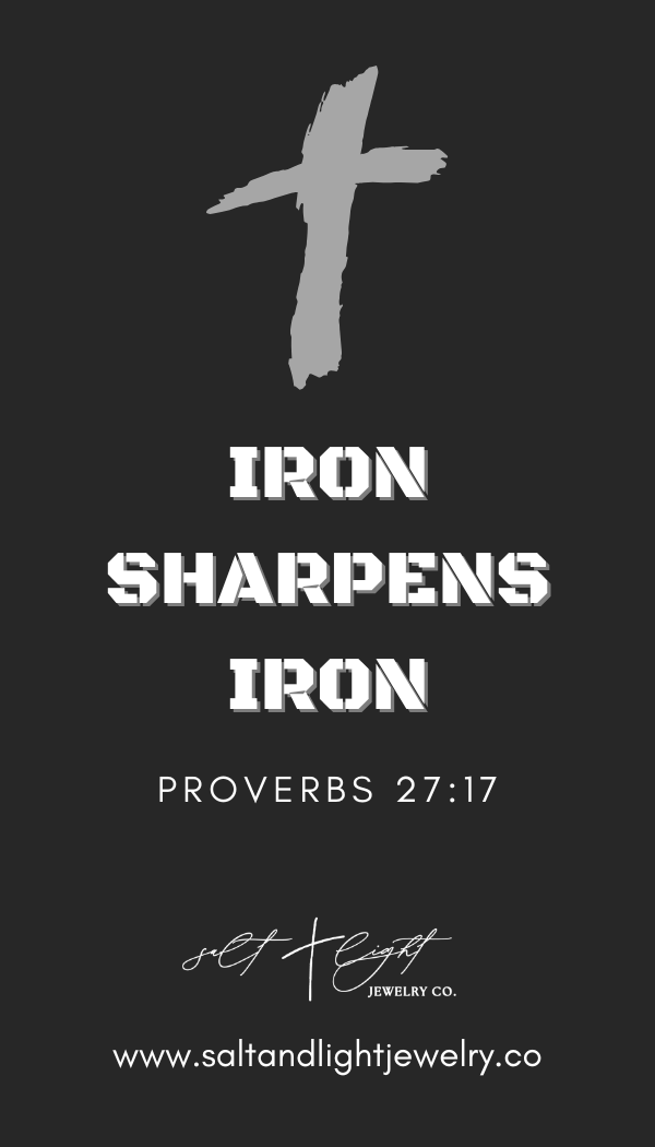 iron sharpens iron card