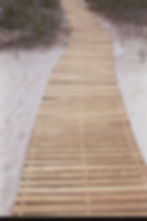 Pressure Treated Pine-Roll Out Boardwalk on sand