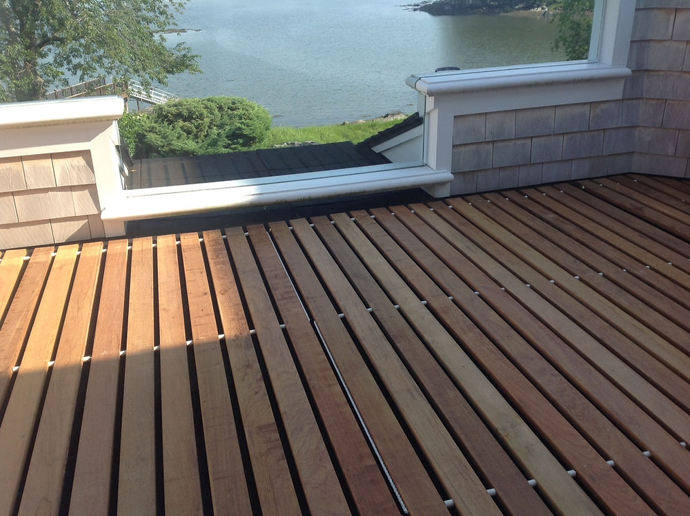 Mister Boardwalk® Roll-Out Deck on Roof Deck