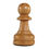 Thumbnail: 15" Wood Folding Chess Set