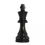 Thumbnail: 3 3/4" MoW Ebony Chess Pieces - Executive French S