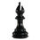 Thumbnail: 3" MoW Ebonized Centurion Staunton Chess Pieces
