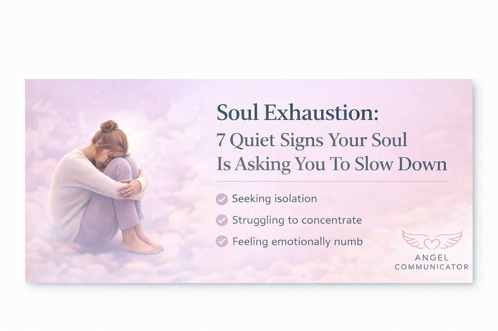 Soul Exhaustion: 7 Quiet Signs Your Soul Is Asking You To Slow Down