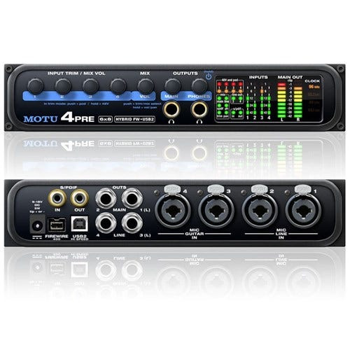 Motu 4pre 希少/良品】MOTU モツ 4PRE オーディオインターフェース