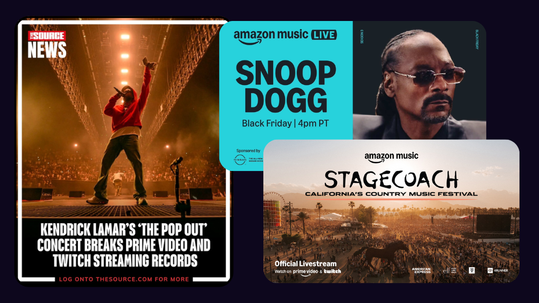 Amazon Music Live marketing
