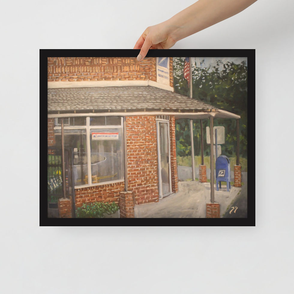 Thumbnail: Mt. Croghan Post Office Framed poster