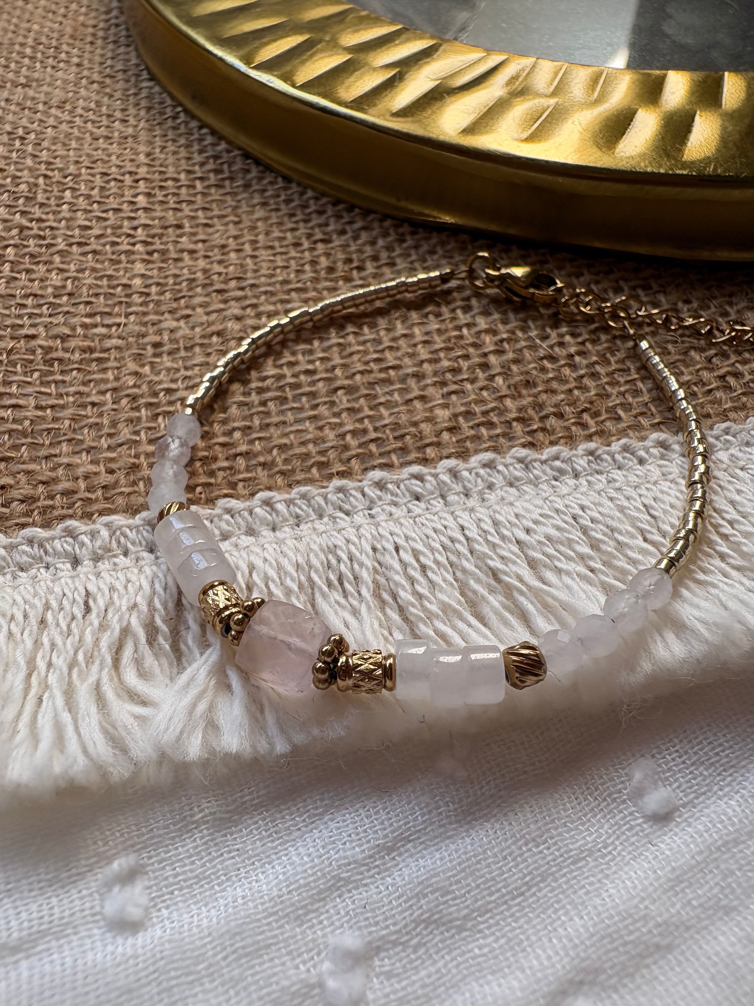 Mahé Bracelet Quartz rose