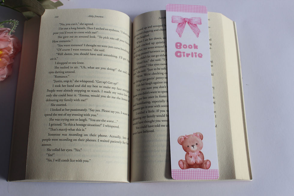 Book Girlie Bookmark