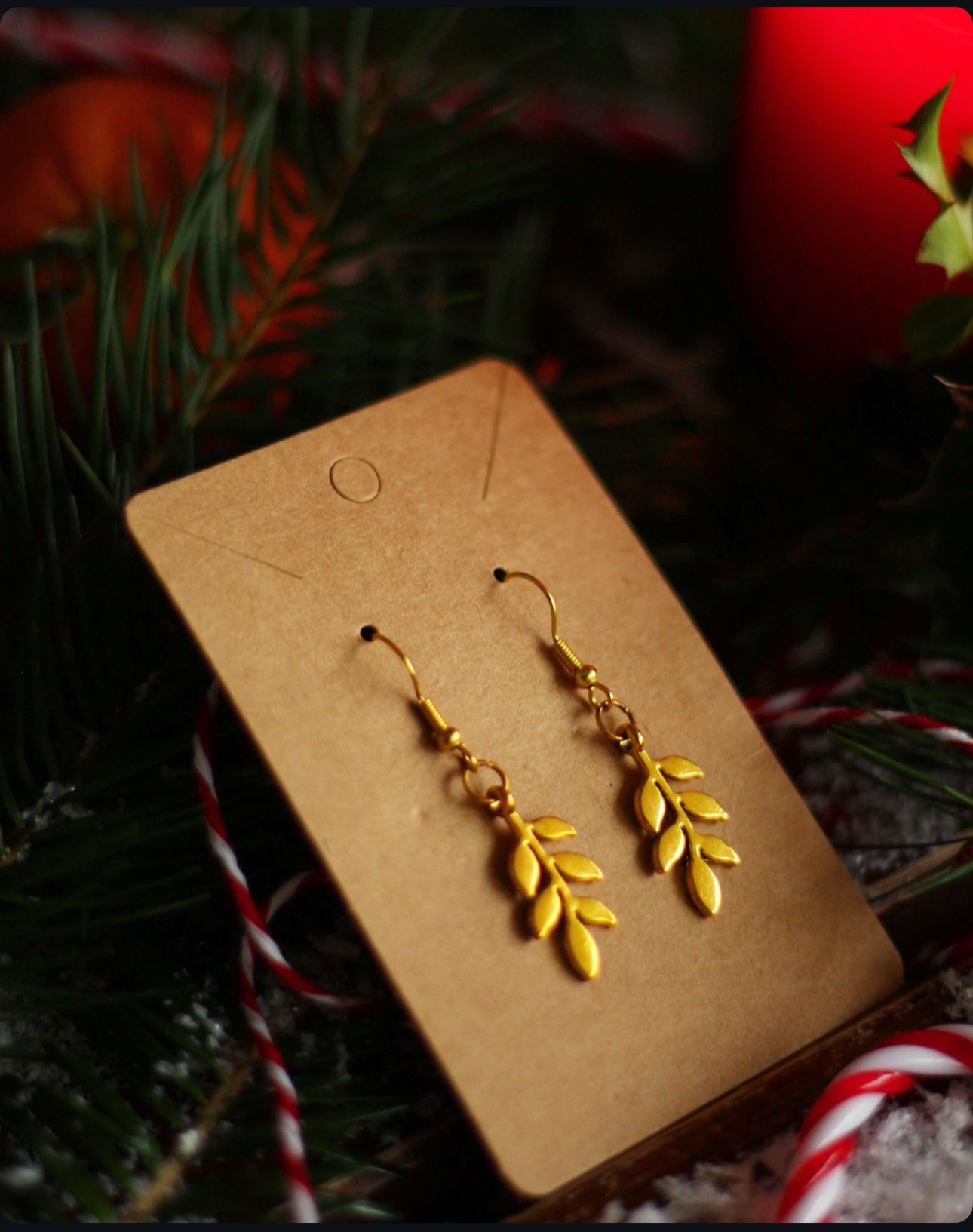 bouckes d'oreilles "feuille"