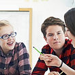 Students collaborating
