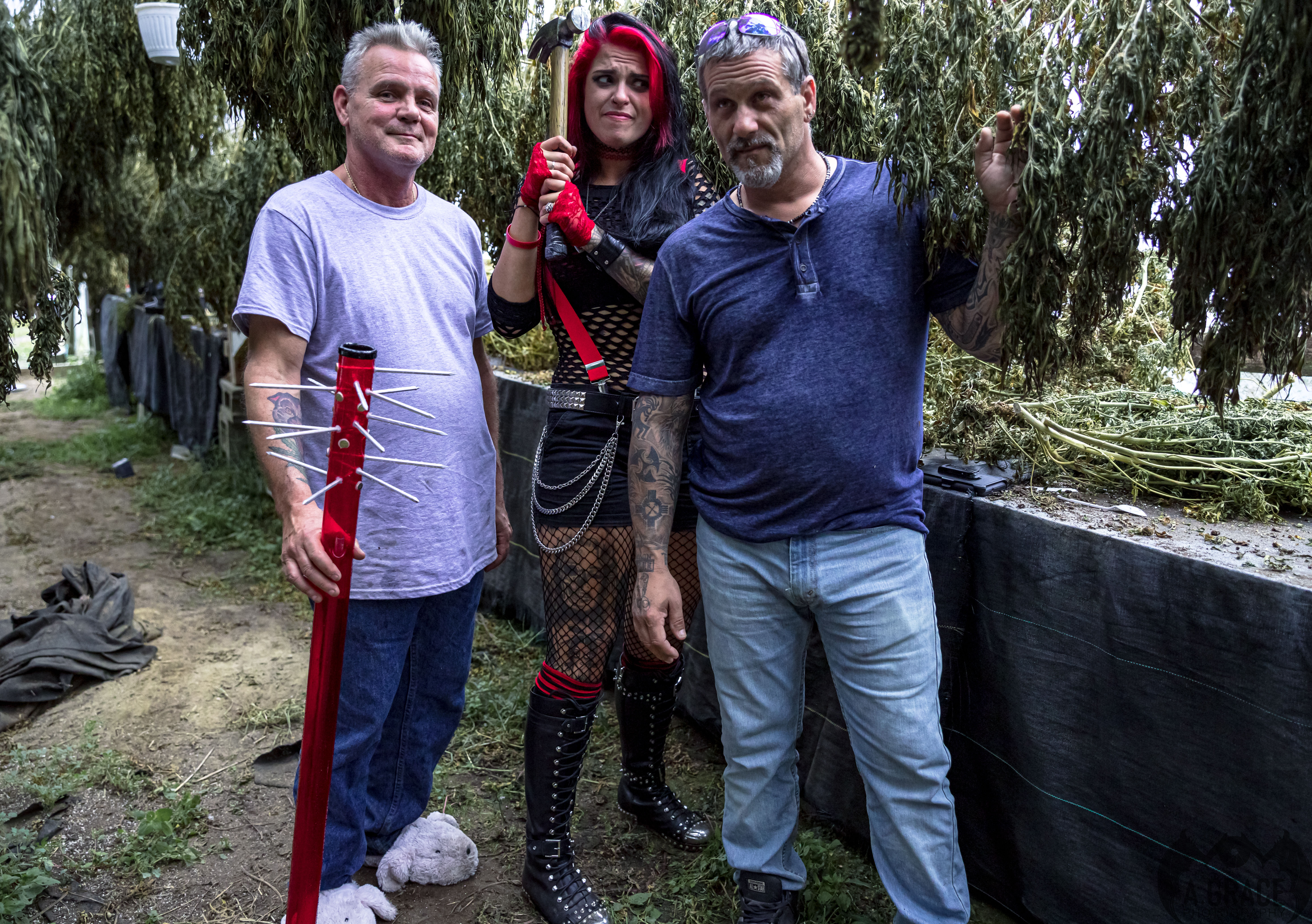 Hung out to dry -autographed cast 8x10