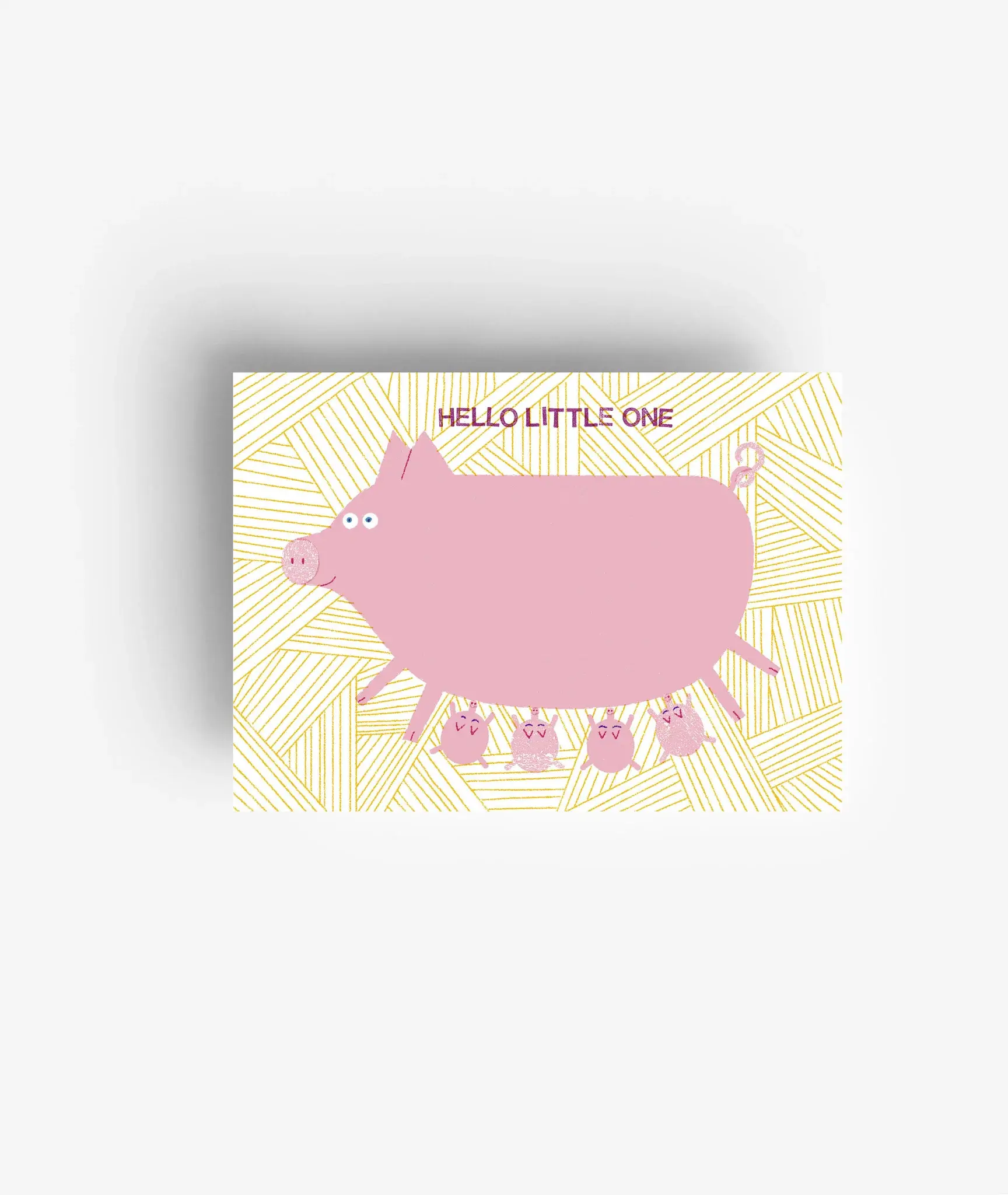 Postkarte Hello little one