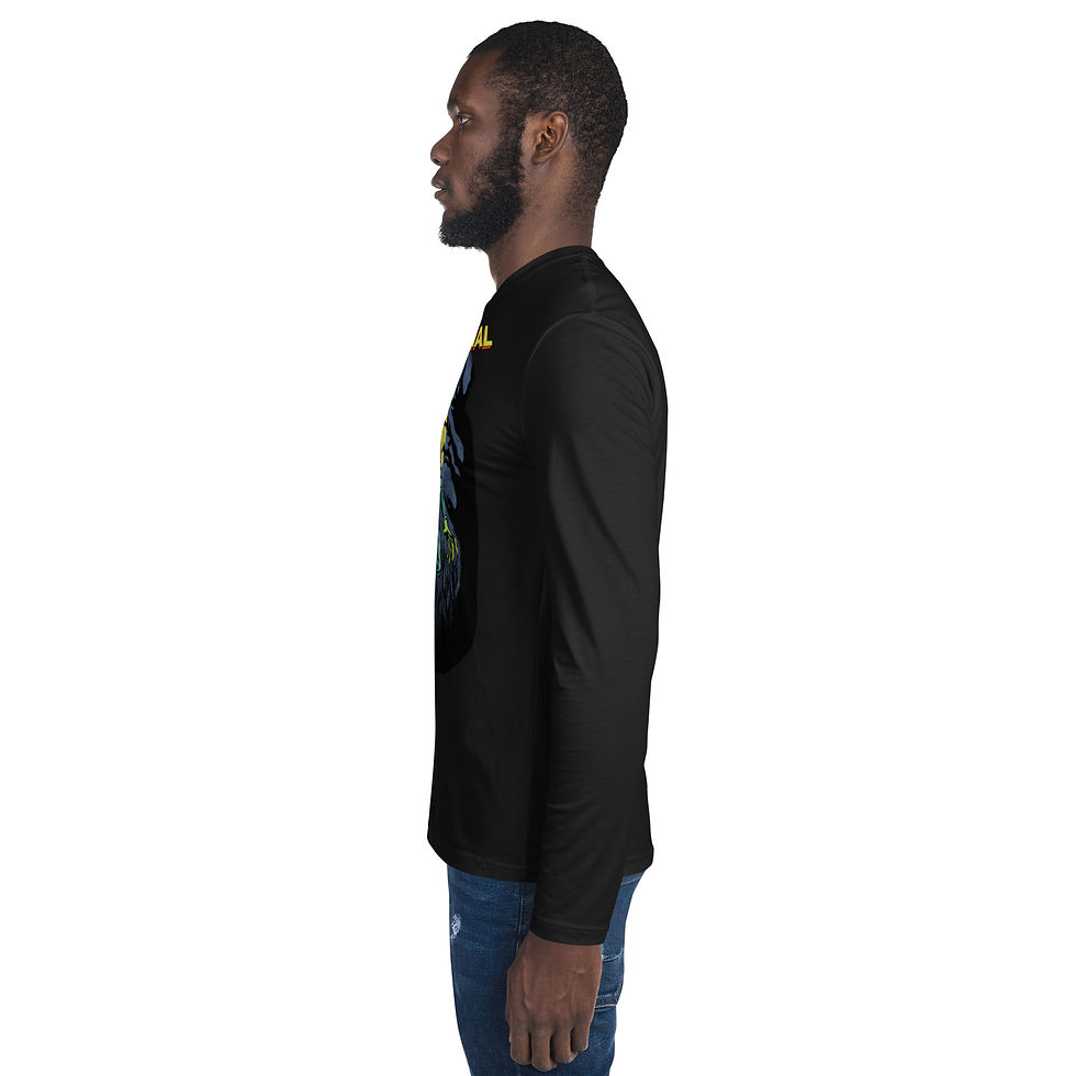 Thumbnail: Alien Invader! Primordial Alien Long Sleeve Fitted Crew