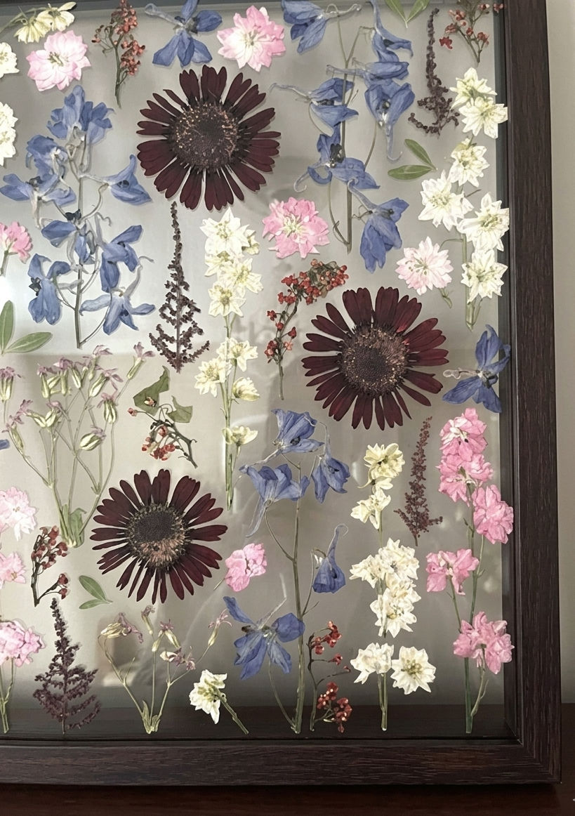 Thumbnail: The Float | Pressed Flower Bouquet Preservation