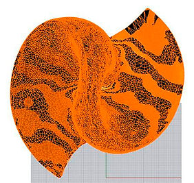Spinning Triangle laser scan demonstrating polygon mesh operation