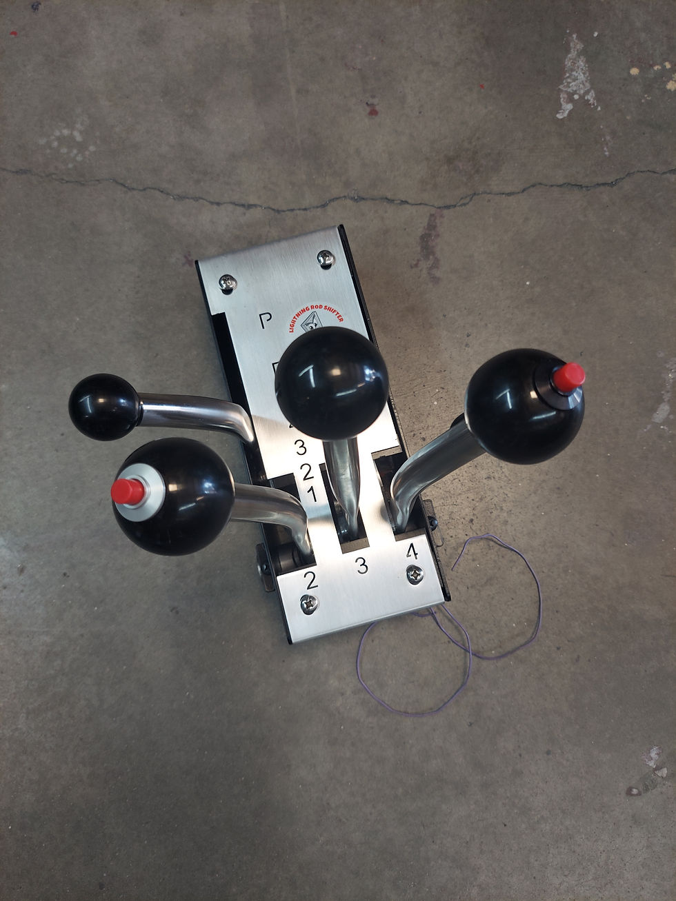 Thumbnail: Lightning Rod Shifter with chrome tubes