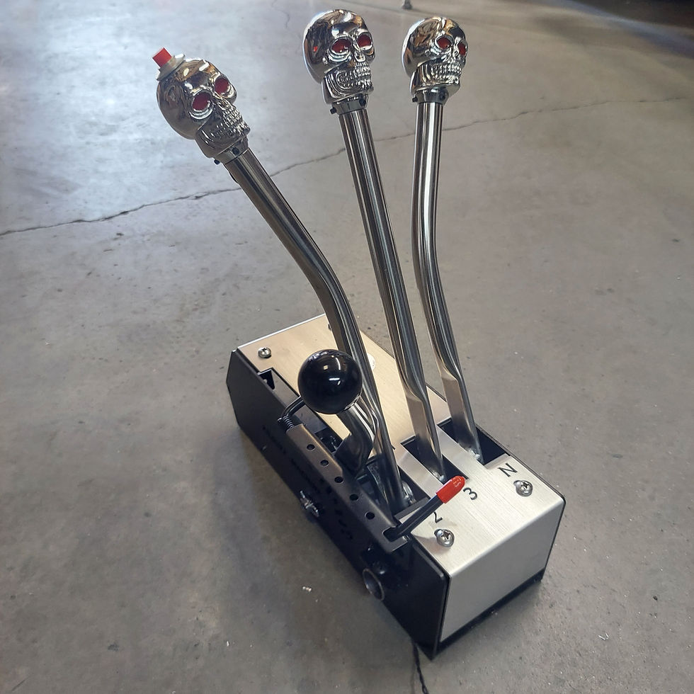 Thumbnail: Lightning Rod Tubes with Skull #1080TSS