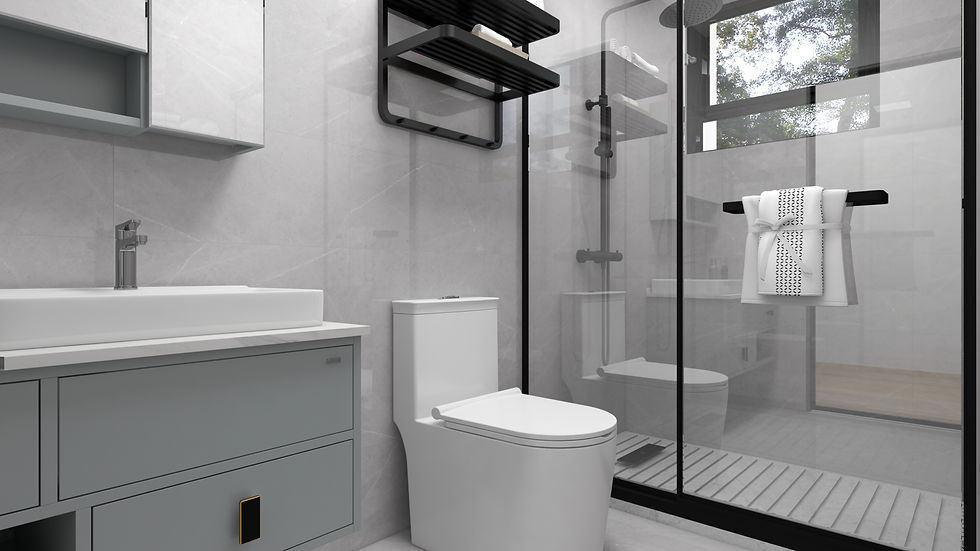 Miniaturbild: Gabriela Residenz, Poca Chica, Immobilien, Ferienhaus, Bad, Badezimmer, WC