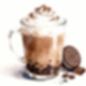 Oreo coffee latte HOT