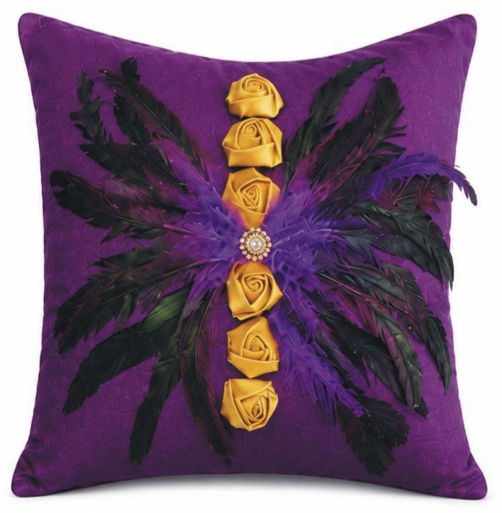 Thumbnail: PURPLE PASSION LOVE (SET OF TWO PILLOWS)