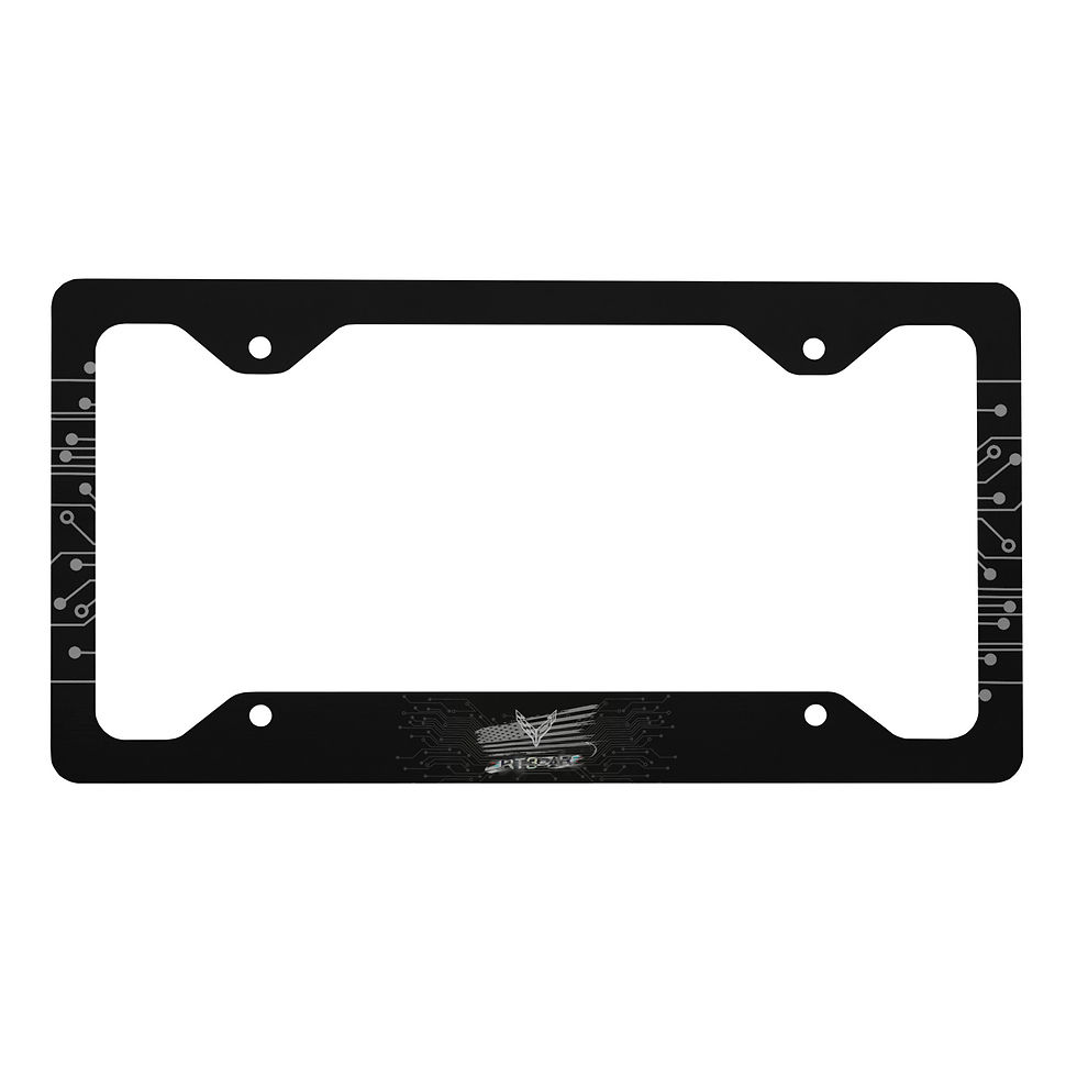 RT3-AR LLC - Cadre de plaque d'immatriculation en métal