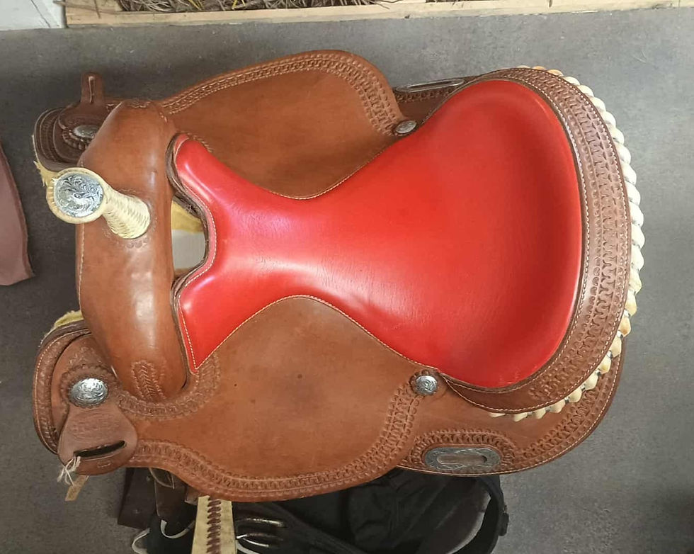 Miniature : SELLE CUIR WESTERN POOLS 5020-  16'