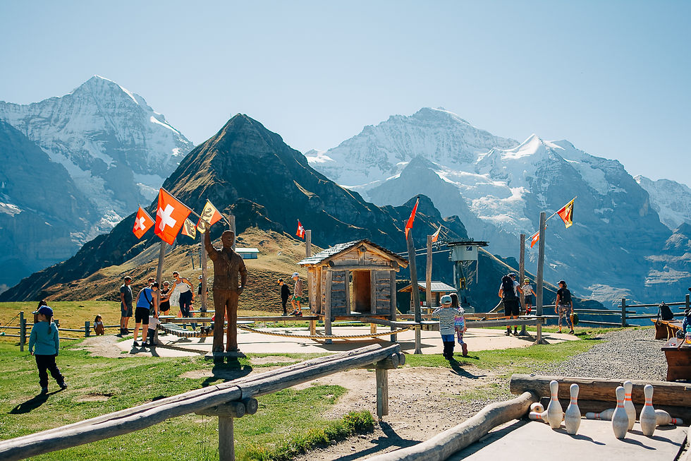 Einer der schönsten Spielplätze in den Bergen