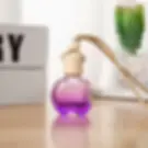 Thumbnail: Car Perfume Diffuser Screw Cap Hanging Air Freshener Pendant Glass Bottle