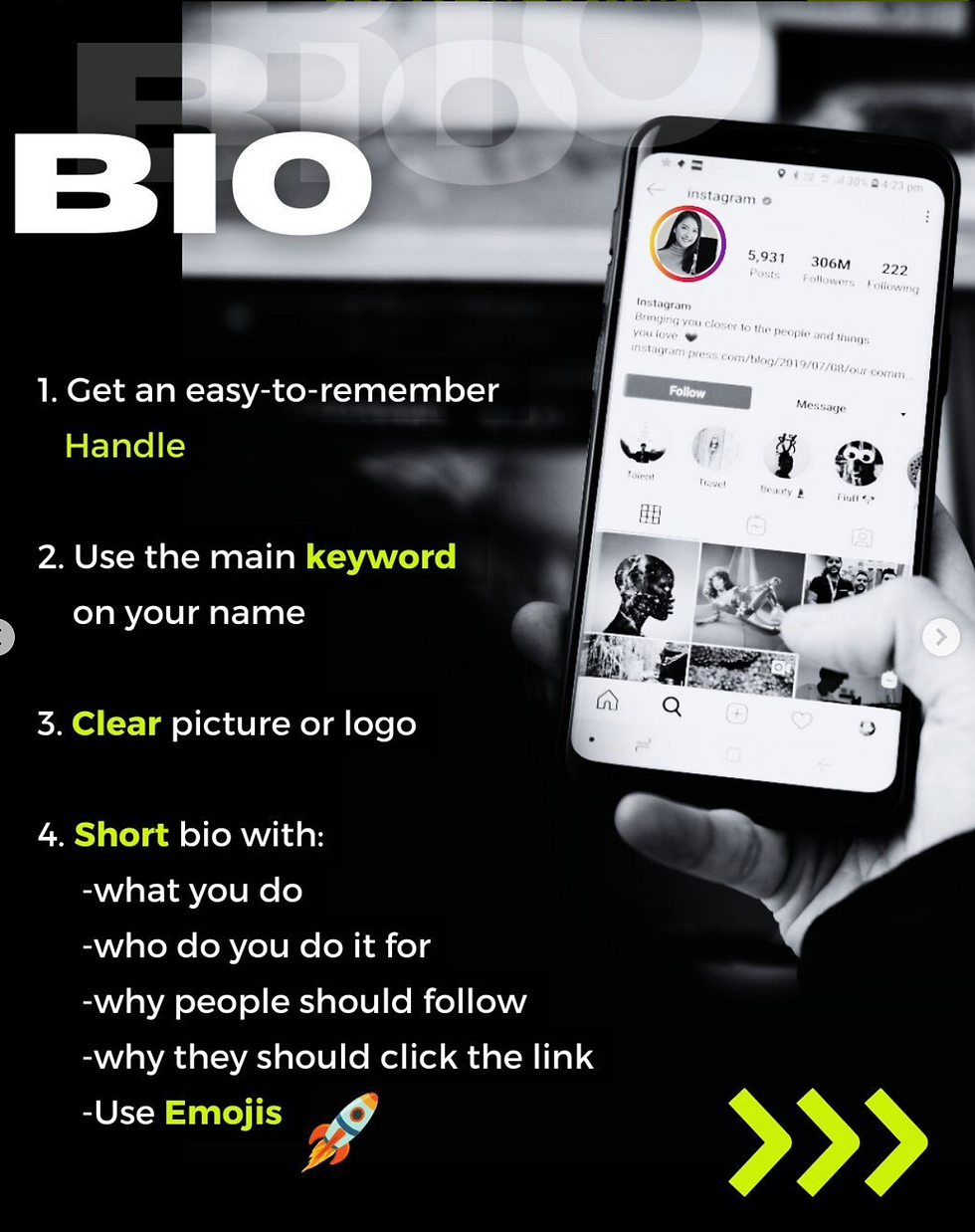 Optimize Your Social Media Bio