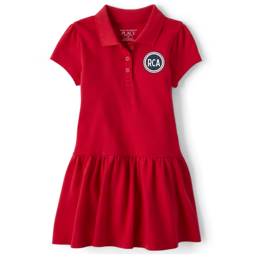 red polo uniform dress Polo Dress