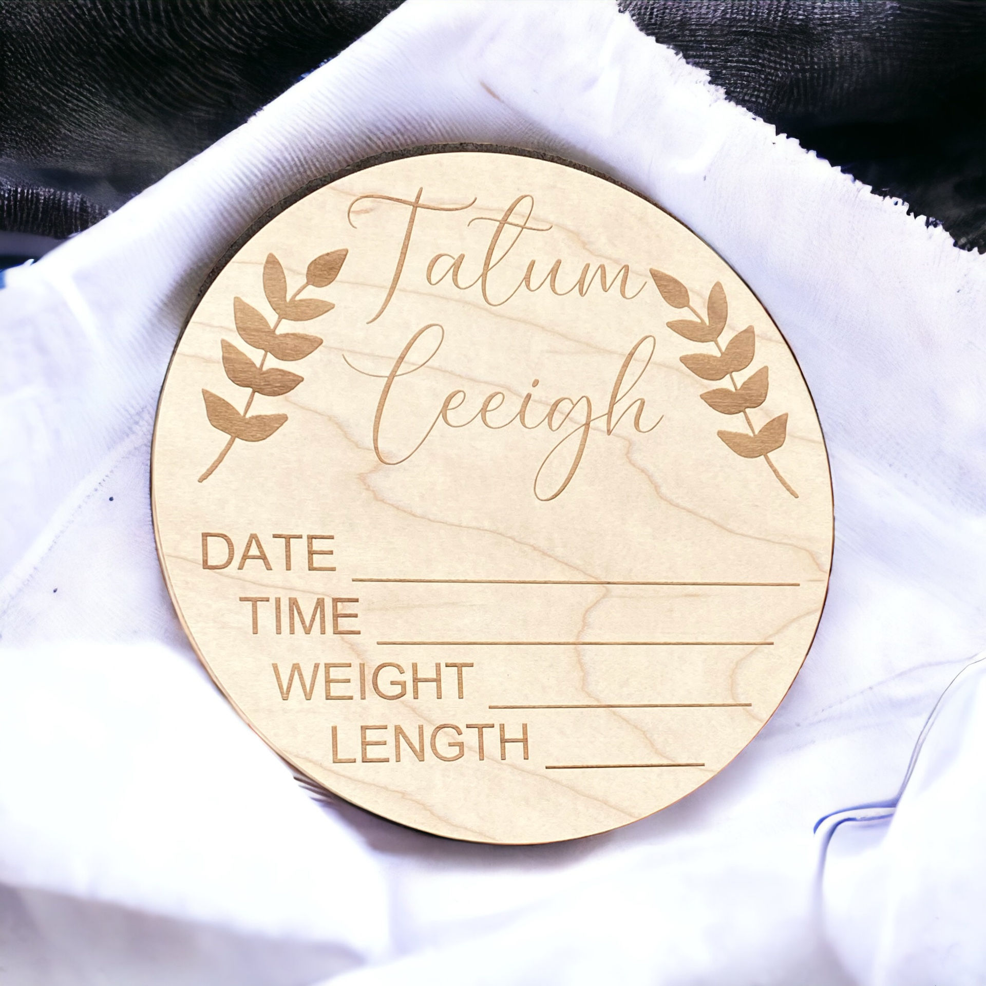 Baby Announcement Plaque