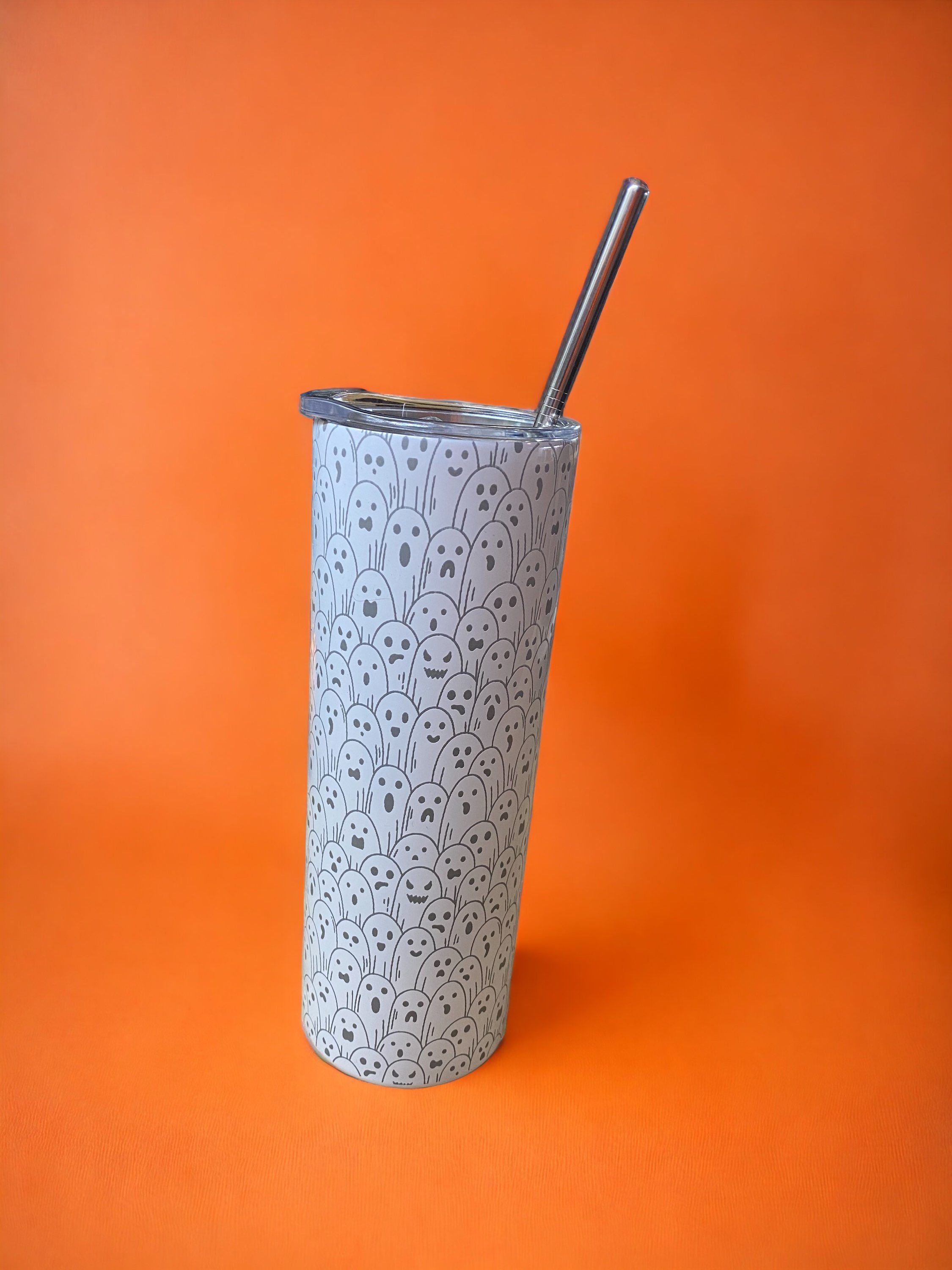 20 oz Ghost Tumbler (full wrap)