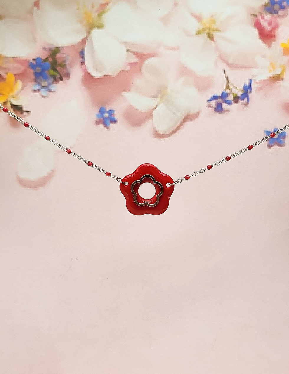 Miniature : Le bracelet Néréa sur fond bois - Les merveilles de Sophie