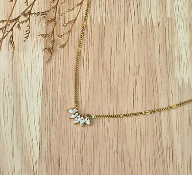 LMDS bijoux fantaisie, colliers doré en aceir innoxidable