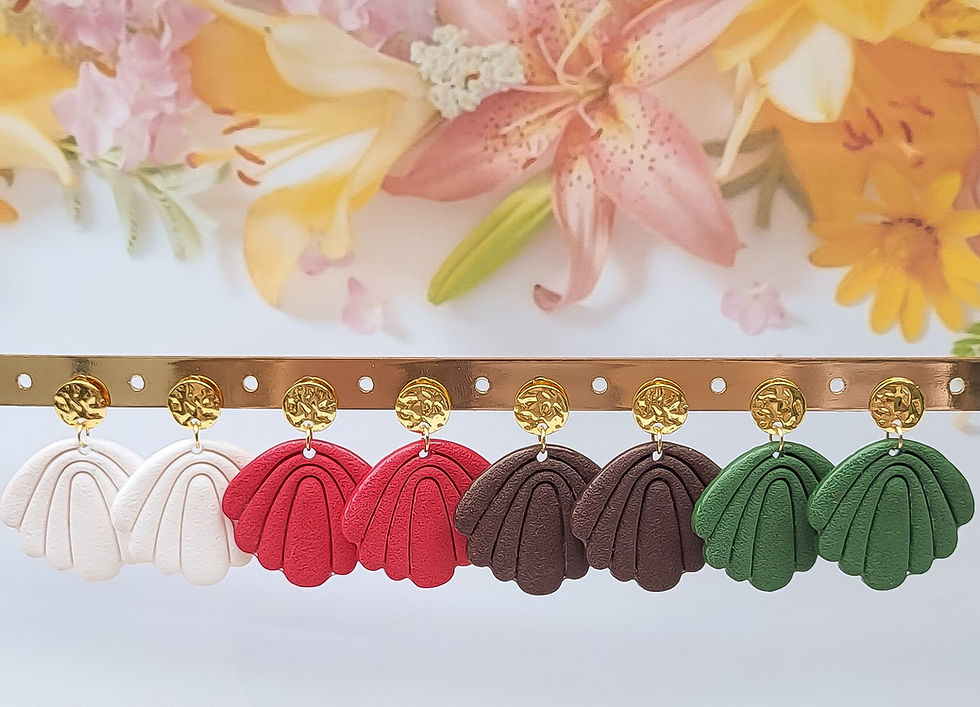 Miniature : Boucles d'oreilles Azelia sur portant - Les merveilles de Sophie