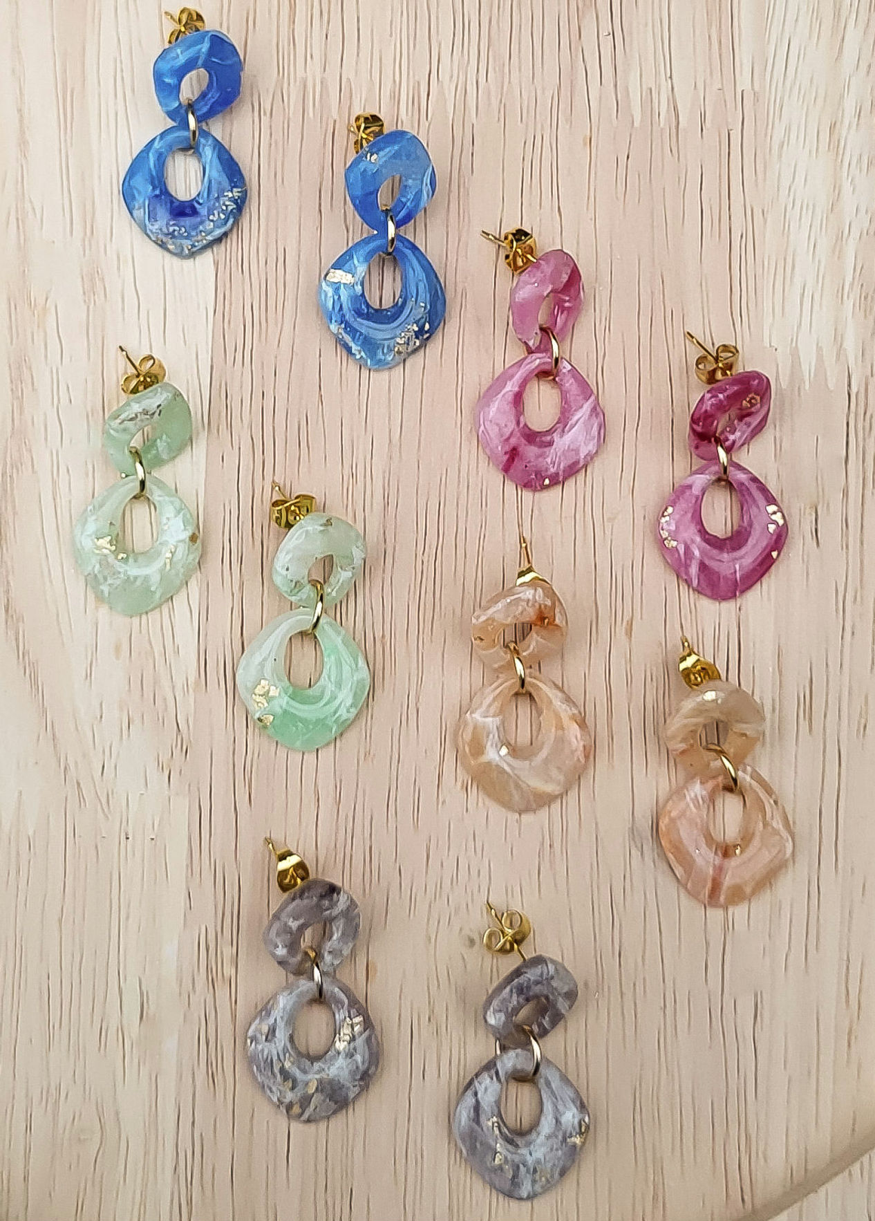 Boucles d'oreilles Minéralys