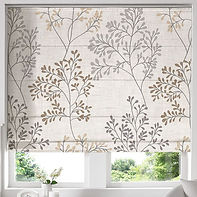 Elegant blinds complementing the room’s window décor.