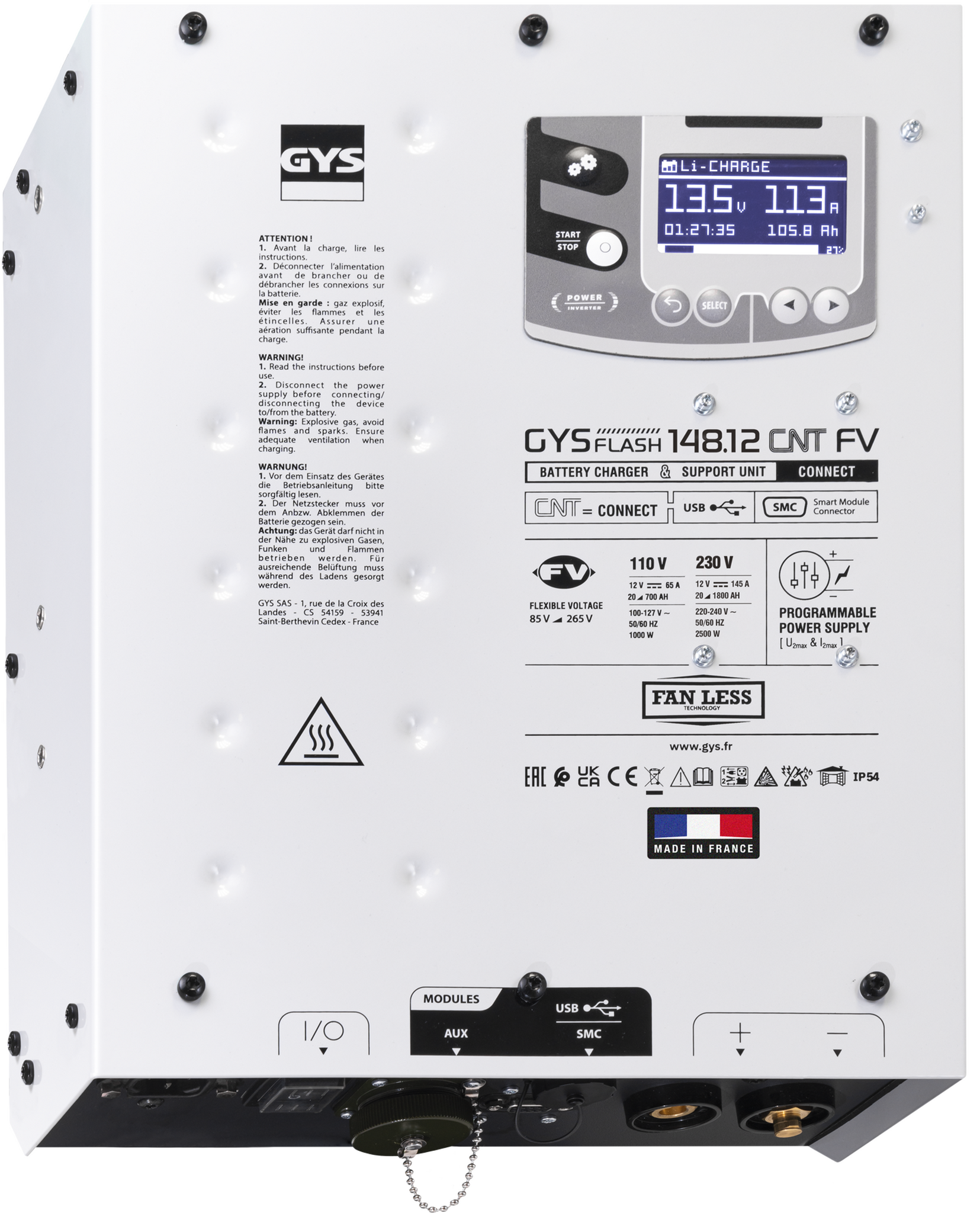 GYS GYSFLASH 148.12 CNT FV