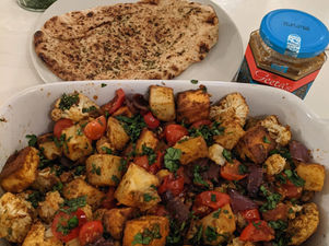 Roasted Paneer Aloo Gobi