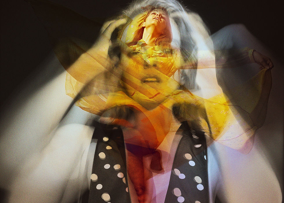 Abstract fashion blur photography